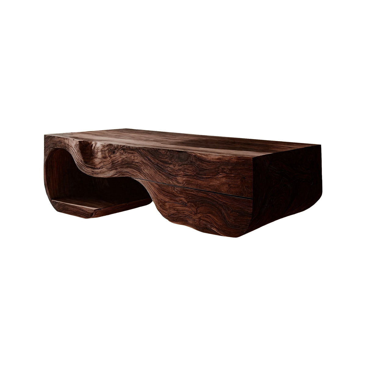 Merona Sculpted Solid Wood Floating Bathroom Vanity With Drawers