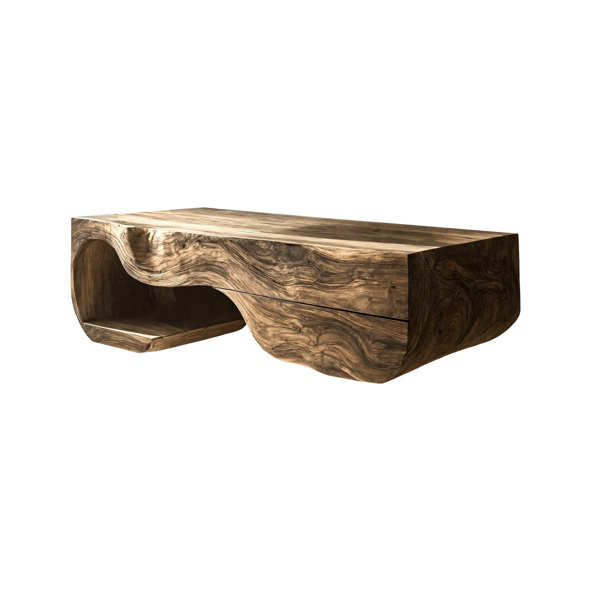 Merona Sculpted Solid Wood Floating Bathroom Vanity With Drawers