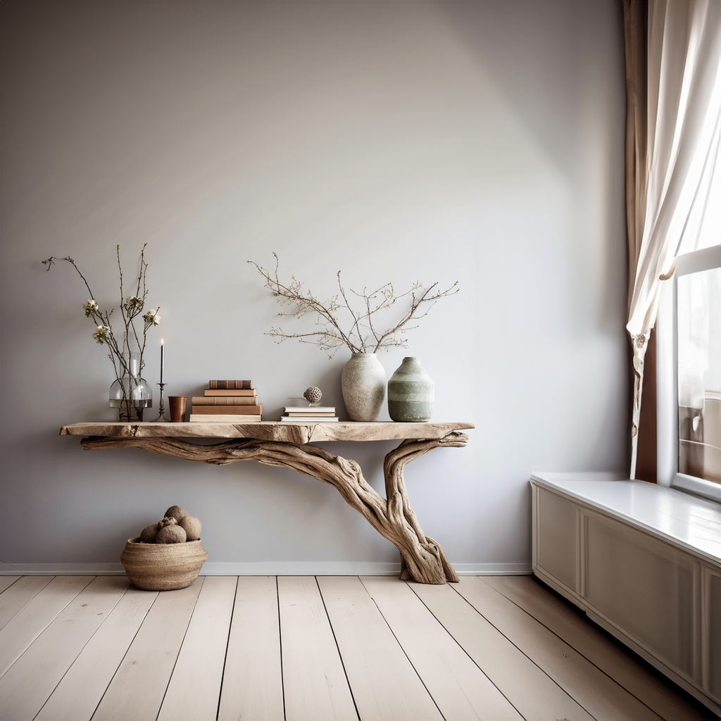 Wood Console Table Rustic Entry Table Home Decor