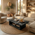 Handcrafted Rustic Live Edge Coffee Table